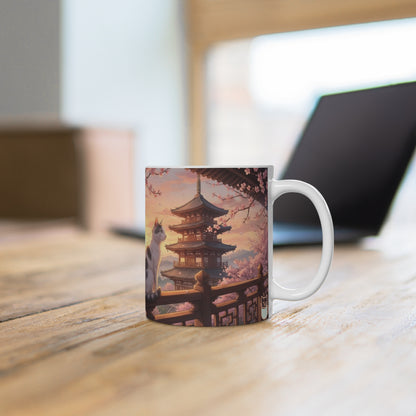 Mug Sunset Sakura - Édition Hiver