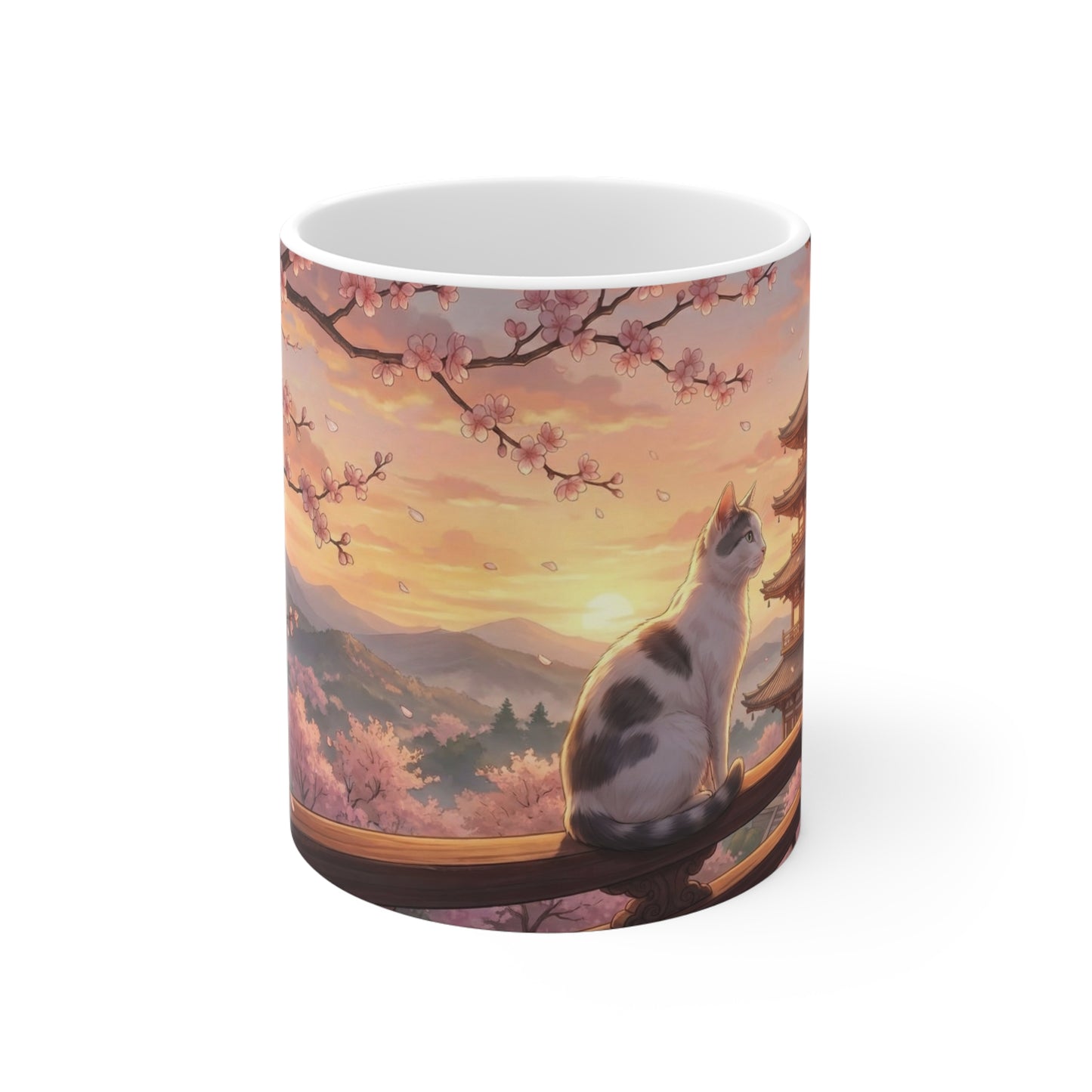 Mug Sunset Sakura - Édition Hiver