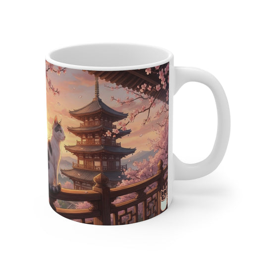 Mug Sunset Sakura - Édition Hiver