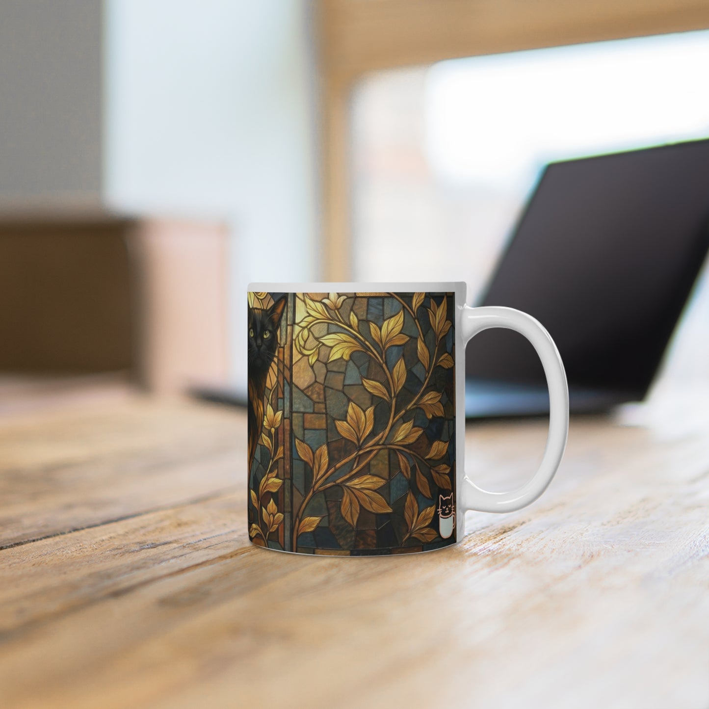 Mug Feuilles d’Ambre - Atelier Créatif