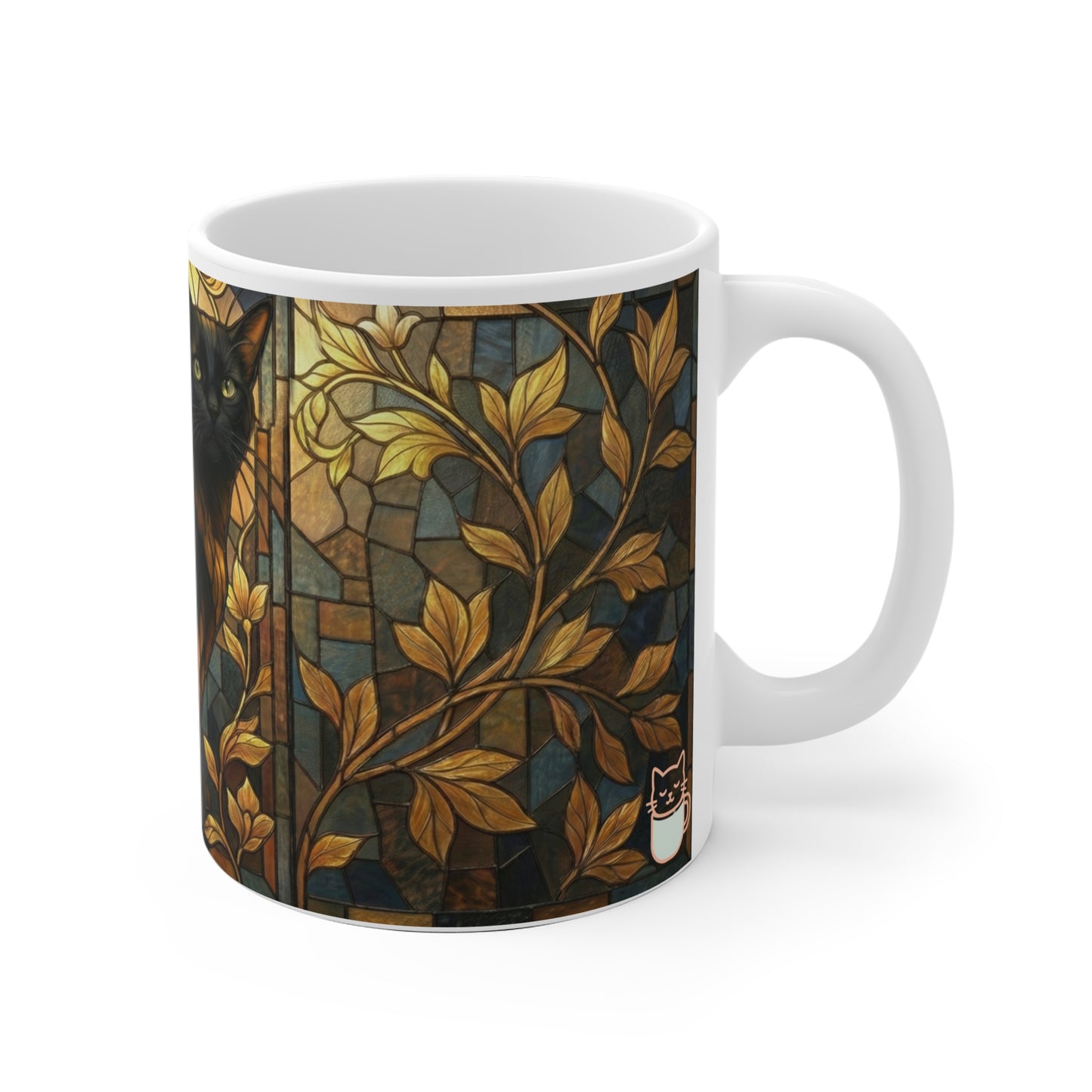 Mug Feuilles d’Ambre - Atelier Créatif