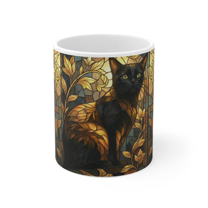 Mug Feuilles d’Ambre - Atelier Créatif
